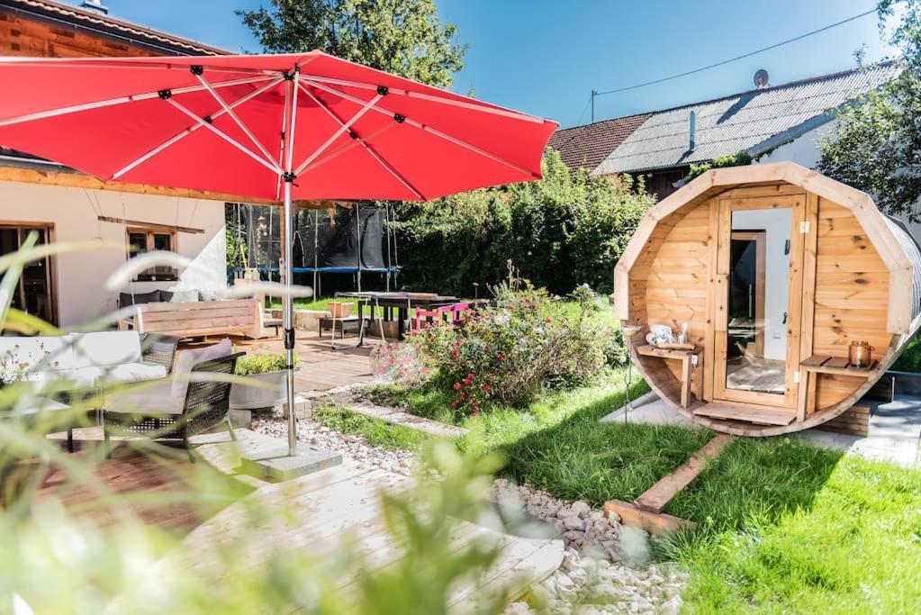 Exklusives Design-Apartment & Sauna Warngau エクステリア 写真